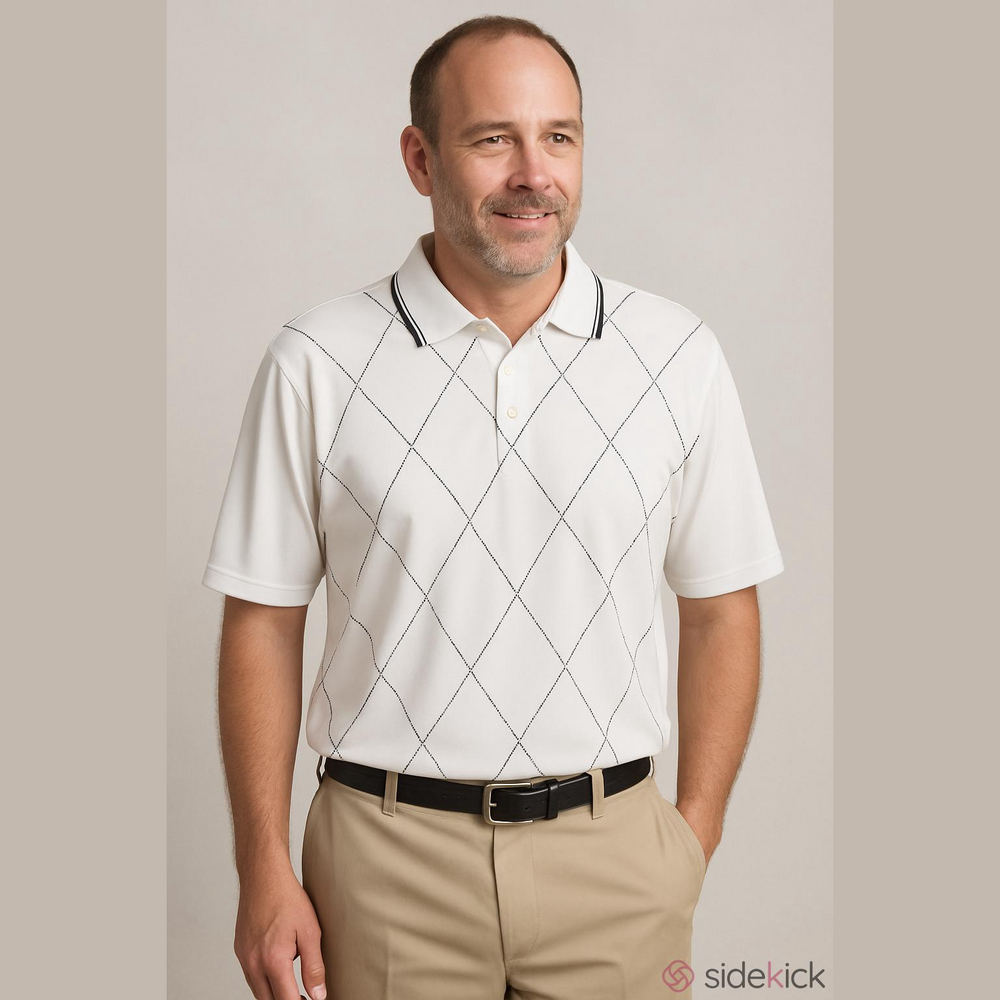 Haggar Cool 18 Performance Men's XL Polo Shirt